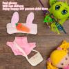 3 Pieces Duck Plush Sweater, Washable Duck Plush Sweater, DIY Matching Cartoon Plush Duck Children Costume Headband, Clothes and Small Bag(F) view 2