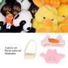 3 Pieces Duck Plush Sweater, Washable Duck Plush Sweater, DIY Matching Cartoon Plush Duck Children Costume Headband, Clothes and Small Bag(F) view 3
