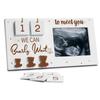 APLUSH Baby Sonogram Picture Frame with Baby Countdown Weeks for Pregnancy Announcement Gifts,4"X3" Ultrasound Photo Gender Reveal, Unique Gift for Pregnant Women view 1