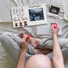 APLUSH Baby Sonogram Picture Frame with Baby Countdown Weeks for Pregnancy Announcement Gifts,4"X3" Ultrasound Photo Gender Reveal, Unique Gift for Pregnant Women view 2