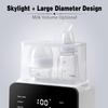 Losbenco Double Bottle Warmer and Steri-lizer, 8-in-1 Fast Baby Milk Warmer with Timer for Breastmilk or Formula, Multifunctional Bottle Warmer with Food Heater Defro view 3