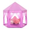 Monobeach Princess Tent Girls Large Playhouse Kids Castle Play Tent with Star Lights Gift Toy for Children Indoor and Outdoor Games, 55'' x 53'' (DxH) (Purple) view 1