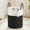 Artfeel Laundry Basket,Woven Cotton Rope Laundry Hamper,60L for Decorative Storage of Dirty Clothes,Toys and Blankets in Bathroom,Baby Room and Living Room view 1