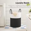 Artfeel Laundry Basket,Woven Cotton Rope Laundry Hamper,60L for Decorative Storage of Dirty Clothes,Toys and Blankets in Bathroom,Baby Room and Living Room view 2