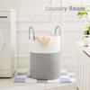 Artfeel Laundry Basket,Woven Cotton Rope Laundry Hamper,60L for Decorative Storage of Dirty Clothes,Toys and Blankets in Bathroom,Baby Room and Living Room view 2