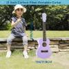 21 Inch Carbon Fibre Kids Toddler Child Children Acoustic Guitar Ukulele Musical Instruments Ideal for 3-9 Year Old Boys Girls Gifts (Purple) view 4