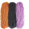 36 Halloween Mardi Gras Beads Bulk, Black, Orange Purple Metallic Costume Necklaces For Halloween Party Decoration, Halloween Party Favors, Mardi Gras Parade view 2