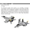 Apostrophe Games 5 Military Building Block Sets (730 Pieces) F/A-18 Hornet, F-14 Tomcat Fighter Jet, AH-64 Apache Helicopter, M2 Bradley Tank, and Humvee Avenger view 3