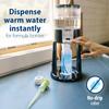 Dr. Brown's Insta-Prep Warm Water Dispenser to Instantly Prepare Babys Formula Bottle,Large Capacity Glass Tank with 3 Temperature Settings,Black view 2