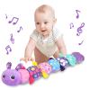 KMUYSL Baby Toys 0-6 6-12 Months, Sensory Music Animal Stuffed Toy for 0 1 2 3 4 5 6+ Months, Plush Toy with Crinkle and Rattles for Infant Newborn, Tummy Time Toys Gifts for 0-3-6-12 Month view 1