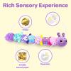 KMUYSL Baby Toys 0-6 6-12 Months, Sensory Music Animal Stuffed Toy for 0 1 2 3 4 5 6+ Months, Plush Toy with Crinkle and Rattles for Infant Newborn, Tummy Time Toys Gifts for 0-3-6-12 Month view 2