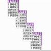 Bingo Paper Game Cards  1 on Purple  2000 Total  Disposable Dauber Sheets for Fundraisers, Bingo Halls & Events  Made in USA view 2