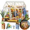 Wowood DIY Miniature House Kit Dreamy Garden House, Tiny House Kit for Adults to Build, Mini House Making Kit with Furnitures, Halloween/Christmas Decorations/Gifts for Friends (Dreamy Garden House) view 1