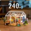 Wowood DIY Miniature House Kit Dreamy Garden House, Tiny House Kit for Adults to Build, Mini House Making Kit with Furnitures, Halloween/Christmas Decorations/Gifts for Friends (Dreamy Garden House) view 3