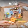 Wowood DIY Miniature House Kit Dreamy Garden House, Tiny House Kit for Adults to Build, Mini House Making Kit with Furnitures, Halloween/Christmas Decorations/Gifts for Friends (Dreamy Garden House) view 4