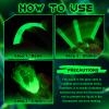 Lewtemi 100 Pack 4" or 6" Bright Glow Sticks Bulk, Glow in the Dark Party Supplies Birthday and Holidays (4 Inch,Green) view 3