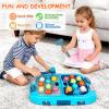 Whack Game Mole for Toddlers, Toys for 3-12 Year Old Boys and Girls, Pounding Game for Kids,Gifts for 3 4 5 6 7+ Year Old Boys, Interactive Educational Toy with Sound and Light,PK Mode with 2 Hammers view 3