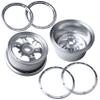 GTBRacing CNC Aluminum Alloy Front Rear Wheel Hub with Rings Set for 1/5 RC Car HPI Baja 5B Upgrade Part (Front Wheel Hub+Rings) view 1