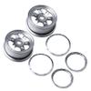 GTBRacing CNC Aluminum Alloy Front Rear Wheel Hub with Rings Set for 1/5 RC Car HPI Baja 5B Upgrade Part (Front Wheel Hub+Rings) view 2