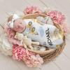 Personalized Baby Newborn Receiving Blanket with Beanie Hat Headband Set, Custom Name Swaddle Nursery Blanket for Boys and Girls, Soft Breathable Swaddle Wrap(Construction) view 3