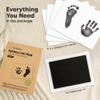 1-Pack Inkless Baby Hand and Footprint Kit - Mess Free Ink Pad for Newborn Keepsake, Dog Nose & Paw Print Kit, Clean Touch Ink Pad for Baby Hand & Footprints, Ideal New Mom Gifts (Jumbo) view 3