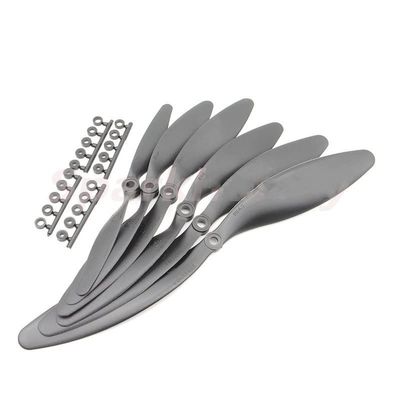 LECREA Drone Accessories 10pcs/Lot 6mm Hole Propeller for SF-7040/8060 / 9047/9060 / 1047/1147 with Paddle Ring Slow Speed Paddle for RC Airplane Replaceable (Color : 7040 10PCS)