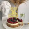 1 PCS Happy 16th Birthday Cake Topper Glitter Cheers to 16 Years Birthday Cake Pick Sixteen Sweet 16 Cake Decoration for Happy 16th Birthday Anniversary Theme Party Decorations Supplies Gold view 4