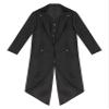 Aislor Kids Boys Medieval Steampunk Tailcoat Jacket Vintage Halloween Gothic Victorian Renaissance Tuxedo Coat Costume Black 14 Years view 3