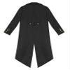 Aislor Kids Boys Medieval Steampunk Tailcoat Jacket Vintage Halloween Gothic Victorian Renaissance Tuxedo Coat Costume Black 14 Years view 4