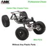 AMK 320mm Wheelbase 1/10 RC Chassis Frame Carbon Fiber LCG Crawlers Body with 1.9 Beadlock Wheels and Tires for Axial SCX10 Upgrades DIY Builder Kit (A) view 3