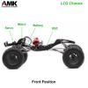 AMK 320mm Wheelbase 1/10 RC Chassis Frame Carbon Fiber LCG Crawlers Body with 1.9 Beadlock Wheels and Tires for Axial SCX10 Upgrades DIY Builder Kit (C) view 4