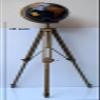ALFA NAUTICAL 18" Desktop World Globe with Tripod Stand - Educational Globe - Gold, Plastic, Resin Base - Political Map view 2