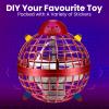 OKPOW Galaxy Ball Hover Orb Drone: Flying Orb Ball Hover Boomerang Ball for Kids - Globe Cosmic Galactic Fidget Spinner- Fly Floating Ball for Christmas view 4