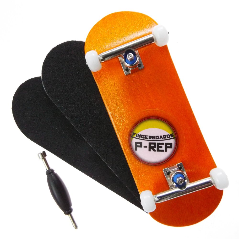 P-REP V2 Performance Complete Wooden Fingerboard 32mm - Orange