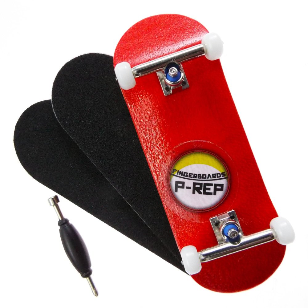 P-REP V2 Performance Complete Wooden Fingerboard 32mm - Red
