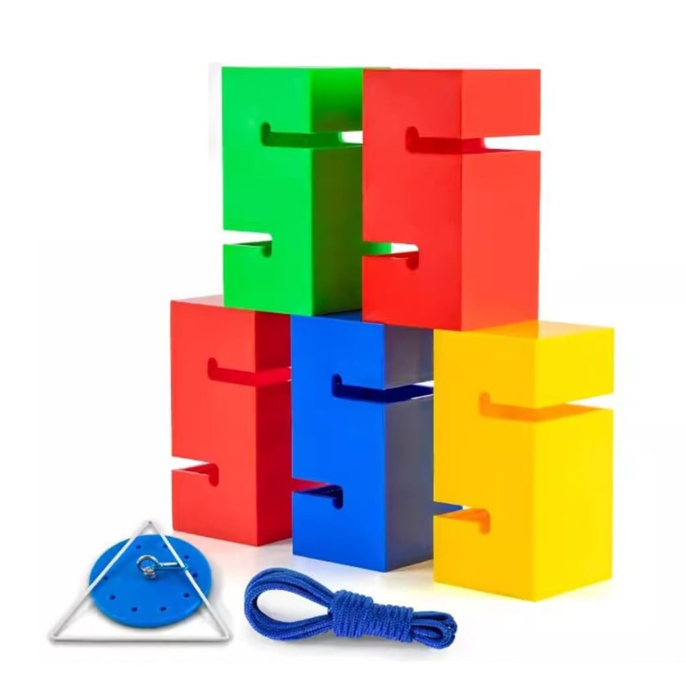 Field Day Team Building Game Set, Kindergarten School Club Outdoor Group Activity Game, Office ice Breaking Game (Size : 5PCS)