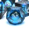 Liquid Core Quicksand Resin DND Dice, Sharp Edge Dungeons and Dragons Polyhedron Game Dice Set for Role Playing Games RPG Explorer Magic, Holiday Birthday Gifts Party Favors view 3