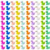 100pcs Mini Resin Duck 10 Colors, These Little Ducks Can Be Used in Miniature Gardens, They are Best Gifts for Christmas, Birthday Party, HalloweenRandom Color view 1