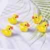 100pcs Mini Resin Duck 10 Colors, These Little Ducks Can Be Used in Miniature Gardens, They are Best Gifts for Christmas, Birthday Party, HalloweenRandom Color view 2