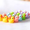 100pcs Mini Resin Duck 10 Colors, These Little Ducks Can Be Used in Miniature Gardens, They are Best Gifts for Christmas, Birthday Party, HalloweenRandom Color view 4