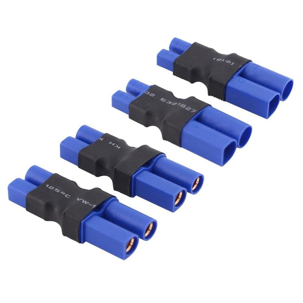 Wmzjnljy 4PCS EC5 to EC3 Male Female RC Connector Adapter(W49-4)