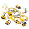 305PCS Construction Race Tracks for Kids Toys, 2 Electric Toy Cars,4Construction Cars, DIY Collage Flexible Track Toy Set, Kids Gifts for 3-8 Year Old view 1