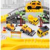 305PCS Construction Race Tracks for Kids Toys, 2 Electric Toy Cars,4Construction Cars, DIY Collage Flexible Track Toy Set, Kids Gifts for 3-8 Year Old view 4
