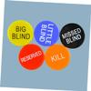 BESTOYARD 15 pcs Big Bling Button Dealer Button Dealer Poker Button Poker chip Major Set view 2