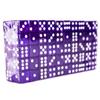 100 Pack Translucent 16mm Game Dice - Choose from 6 Colors! (Purple) view 1