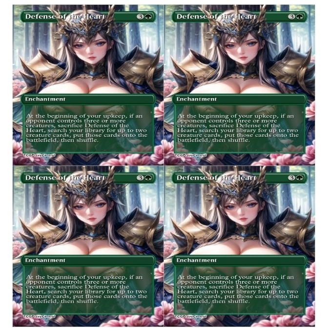 4X | Defense of The Heart | Anime | Full Art | (Non Foil)