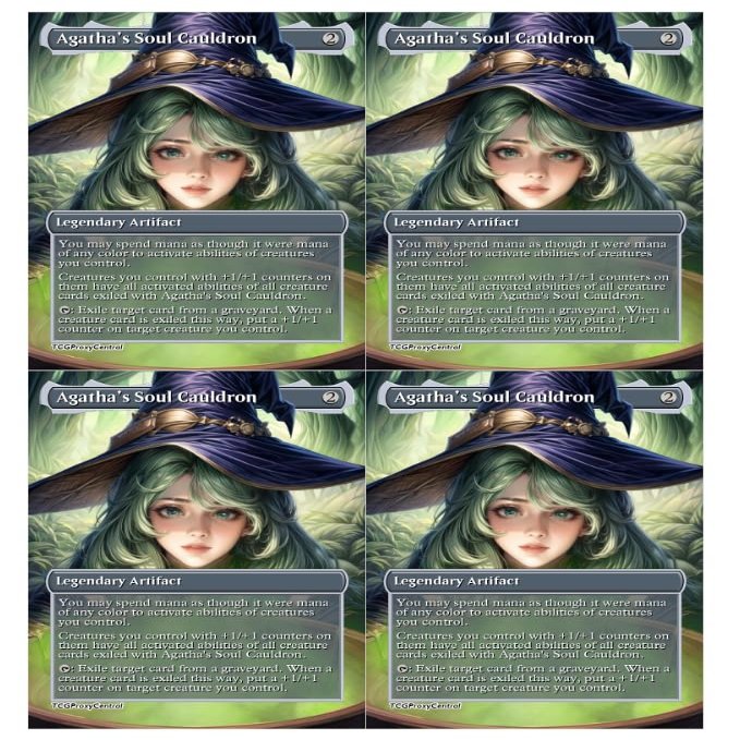 4x | Agatha's Soul Cauldron | Anime | Full Art | Foil or Non-Foil (Non Foil)
