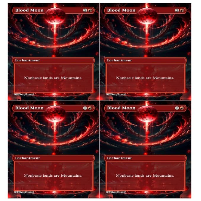 4x | Blood Moon | Anime | Full Art | Foil or Non-Foil (Foil)