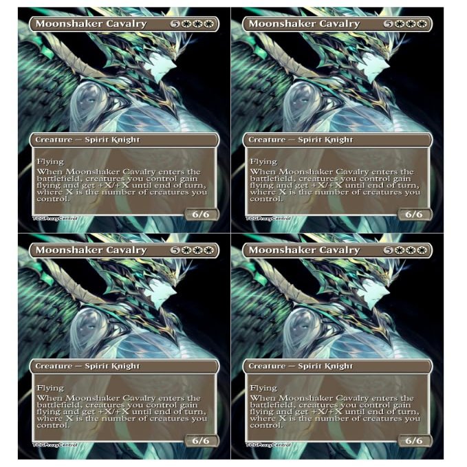 4x | Moonshaker Cavalry | Anime | Full Art | Foil or Non-Foil (Foil)