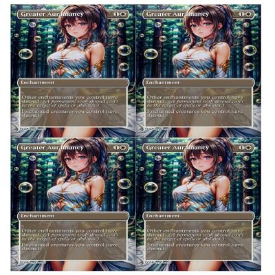 4x | Greater Auramancy | Anime | Full Art | Foil or Non-Foil (Foil)